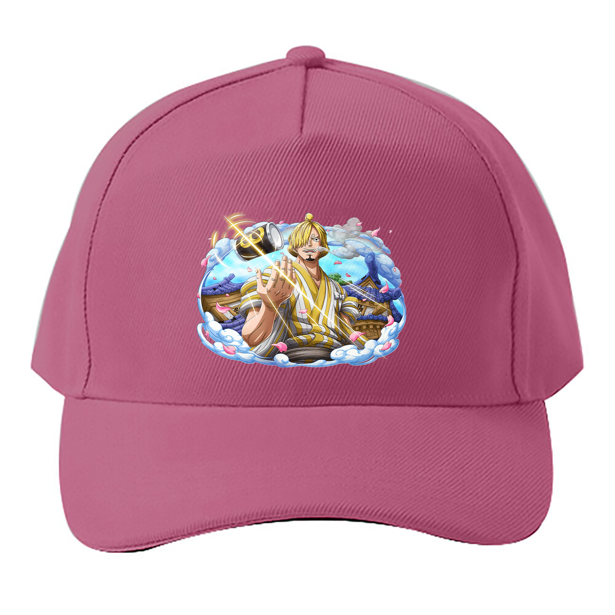 （画像用） ワンピース サンジ ONE PIECE Sanji ベースボールキャップ 綿100％ 男女兼用 帽子 スポーツ
